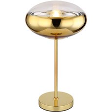 Настольная лампа с арматурой золотого цвета, стеклянными плафонами Globo 15445TG