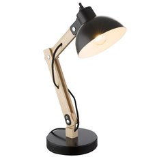 Настольная лампа с арматурой чёрного цвета, плафонами чёрного цвета Globo 21504