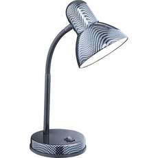 Настольная лампа с арматурой чёрного цвета, металлическими плафонами Globo 24893