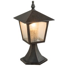 Светильник для уличного освещения с арматурой коричневого цвета, плафонами прозрачного цвета Globo 31557