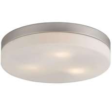 Светильник для ванной комнаты с арматурой никеля цвета, плафонами белого цвета Globo 32113