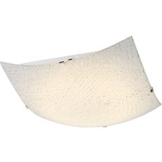 Настенно-потолочный светильник с арматурой белого цвета, стеклянными плафонами Globo 40483