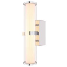 Светильник для ванной комнаты с арматурой хрома цвета, стеклянными плафонами Globo 41539-15