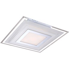 Настенно-потолочный светильник с стеклянными плафонами белого цвета Globo 41684-3