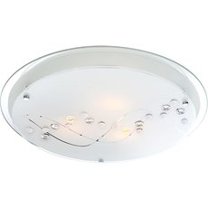 Настенно-потолочный светильник с арматурой хрома цвета, плафонами белого цвета Globo 48090-3