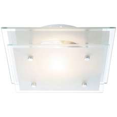 Настенно-потолочный светильник с стеклянными плафонами белого цвета Globo 48168
