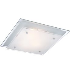 Настенно-потолочный светильник с арматурой хрома цвета, плафонами белого цвета Globo 48168-2