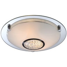 Настенно-потолочный светильник с арматурой хрома цвета, стеклянными плафонами Globo 48339-2