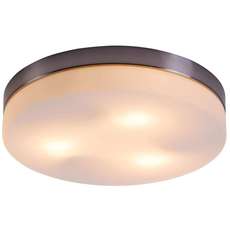 Настенно-потолочный светильник с стеклянными плафонами белого цвета Globo 48403