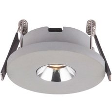 Точечный светильник с арматурой серого цвета, плафонами серого цвета Globo 55011-1E