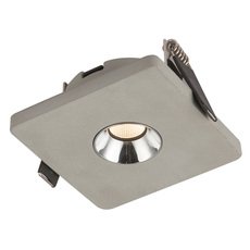 Точечный светильник с арматурой серого цвета, плафонами серого цвета Globo 55011E