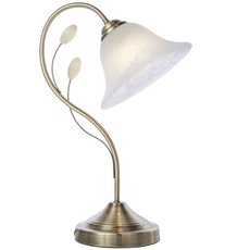 Настольная лампа с арматурой бронзы цвета, стеклянными плафонами Globo 69007-1T