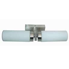 Светильник для ванной комнаты с арматурой никеля цвета, плафонами белого цвета Globo 7816