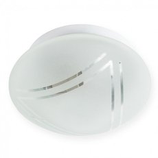 Настенно-потолочный светильник с стеклянными плафонами белого цвета Toplight TL9451Y-01WH