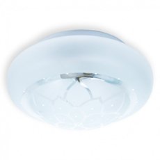 Настенно-потолочный светильник с стеклянными плафонами белого цвета Toplight TL9551Y-01WH