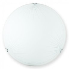 Настенно-потолочный светильник с стеклянными плафонами белого цвета Toplight TL9141Y-01WH