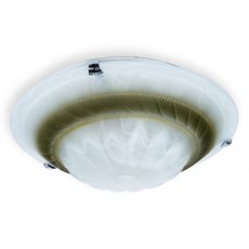 Настенно-потолочный светильник с арматурой хрома цвета, плафонами белого цвета Toplight TL9101Y-02BR