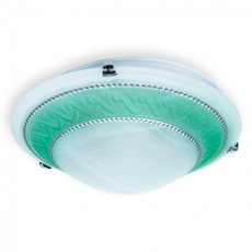 Настенно-потолочный светильник с арматурой хрома цвета, стеклянными плафонами Toplight TL9091Y-02GN