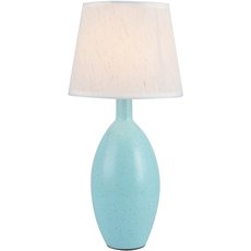Настольная лампа с арматурой синего цвета, плафонами бежевого цвета Toplight TL32804-T