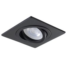 Точечный светильник с арматурой чёрного цвета, плафонами чёрного цвета Crystal lux CLT 002C1 BL