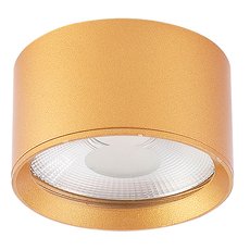 Точечный светильник с арматурой золотого цвета, плафонами золотого цвета Crystal lux CLT 525C70 GO 4000K