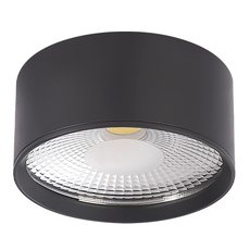 Точечный светильник с арматурой чёрного цвета, металлическими плафонами Crystal lux CLT 525C70 BL 4000K