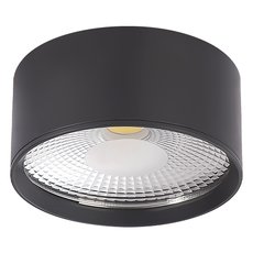 Точечный светильник с арматурой чёрного цвета, плафонами чёрного цвета Crystal lux CLT 525C95 BL 4000K