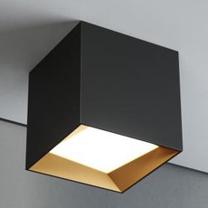 Точечный светильник с арматурой чёрного цвета, металлическими плафонами Quest Light SKY ED BLACK/GOLD