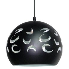 Светильник с арматурой чёрного цвета, металлическими плафонами Hiper H033-1