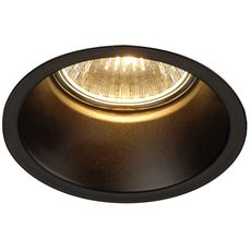 Точечный светильник с арматурой чёрного цвета SLV 112910