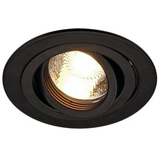 Точечный светильник с арматурой чёрного цвета SLV 111710