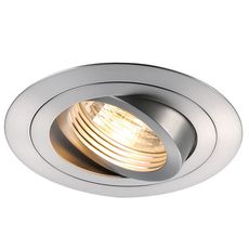 Точечный светильник с арматурой алюминия цвета, металлическими плафонами SLV 111716
