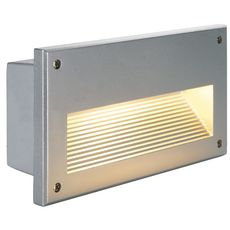 Светильник для уличного освещения с арматурой серого цвета, стеклянными плафонами SLV 229062