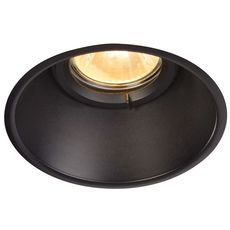 Точечный светильник с арматурой чёрного цвета, металлическими плафонами SLV 113160