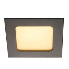 Точечный светильник с арматурой чёрного цвета, пластиковыми плафонами SLV 112720