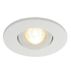 Точечный светильник с арматурой белого цвета, плафонами белого цвета SLV 113971