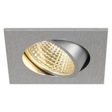 Точечный светильник с арматурой алюминия цвета, плафонами алюминия цвета SLV 1003064