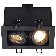 Точечный светильник с плафонами чёрного цвета SLV 115520