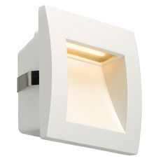Светильник для уличного освещения с арматурой белого цвета, пластиковыми плафонами SLV 233601