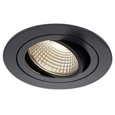 Точечный светильник с металлическими плафонами чёрного цвета SLV 113900