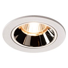 Точечный светильник с арматурой белого цвета, металлическими плафонами SLV 1003783