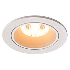 Точечный светильник с арматурой белого цвета, металлическими плафонами SLV 1003806