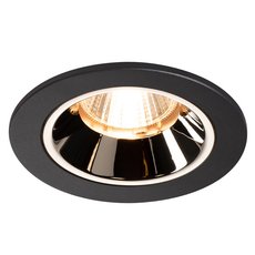 Точечный светильник с арматурой чёрного цвета, металлическими плафонами SLV 1003825