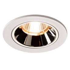 Точечный светильник с арматурой белого цвета, металлическими плафонами SLV 1003831