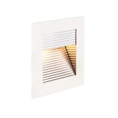 Встраиваемый в стену светильник с арматурой белого цвета, плафонами белого цвета SLV 1000574