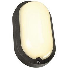 Светильник для уличного освещения с арматурой чёрного цвета, плафонами белого цвета SLV 229935