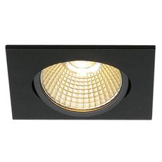 Точечный светильник с металлическими плафонами чёрного цвета SLV 114390
