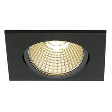 Точечный светильник с арматурой чёрного цвета, металлическими плафонами SLV 1001991