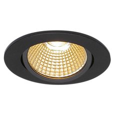 Точечный светильник с арматурой чёрного цвета, плафонами чёрного цвета SLV 1003065