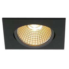 Точечный светильник с арматурой чёрного цвета, металлическими плафонами SLV 1003068